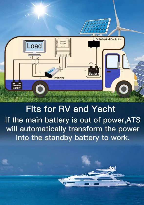 11kw Max Dual Power Transfer Switch for Solar/Wind/ RV/ Yacht