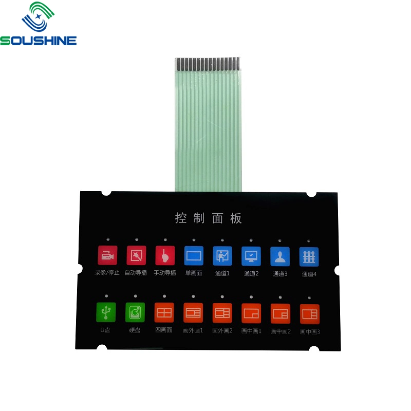 Taidacent 1/2/3/4 Button 4X4 Membrane Switch Keypad Button Module Iot Button MCU External Control Keyboard Expansion Keyboard