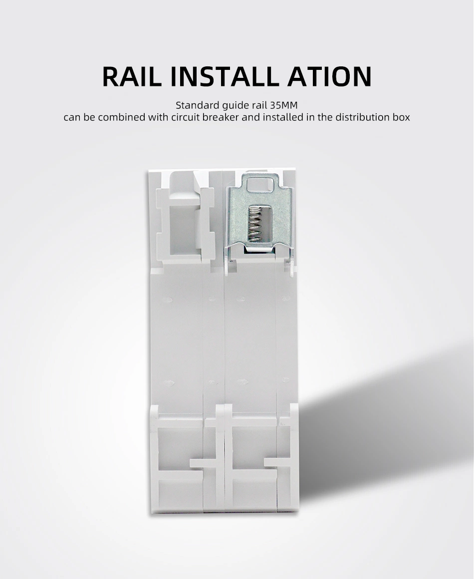 DIN Rail Mount Modular Module Isolating Switch Modular Changeover Switch on off on Sft