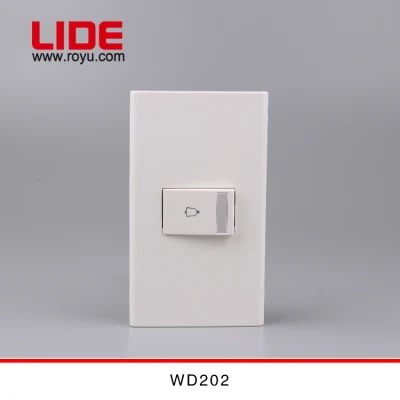 2*4 Size Module Type Saso Standard Push Bell Switch (WD202)