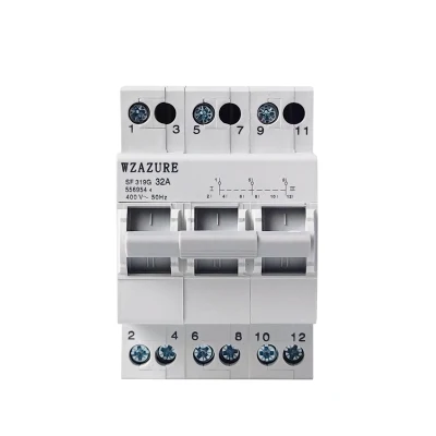DIN Rail Mount Modular Module Isolating Switch Modular Changeover Switch on off on