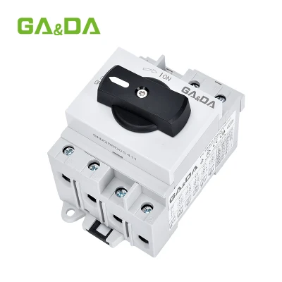 Factory Price 4p PV DC 1000V 32A Solar Rotating Handle Isolator Rotary Switch Disconnector for Sol