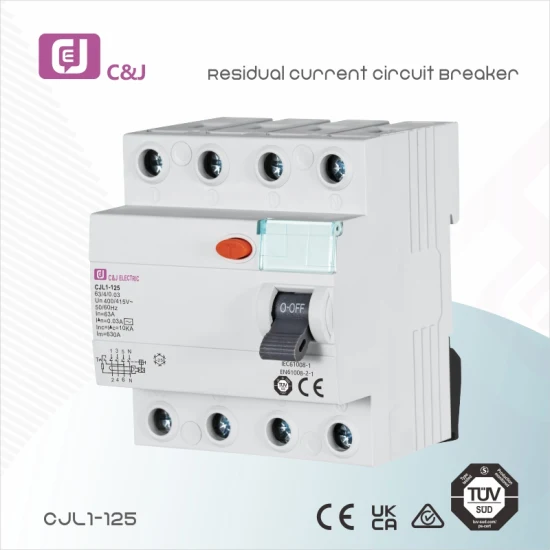 Residual Current Circuit Breaker, RCCB, ELCB, Electromagnetic AC Type RTF1l